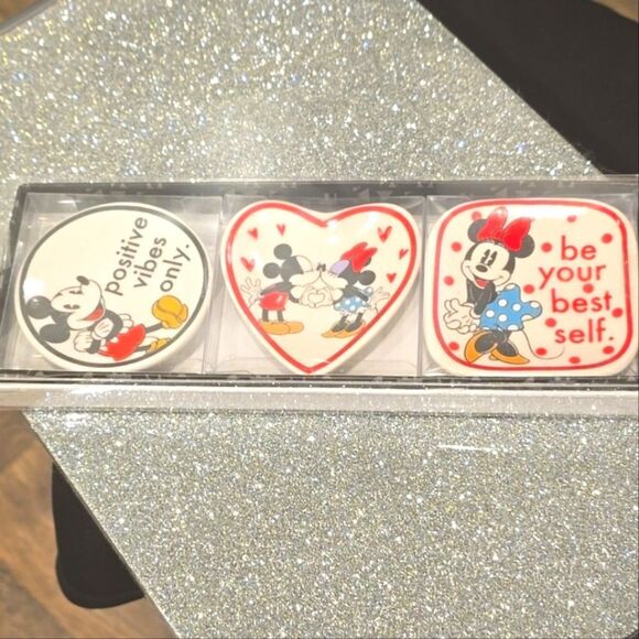Disney Mickey & Minnie Mouse Ceramic Jewelry Trays/Trinkets - Picture 8 of 10